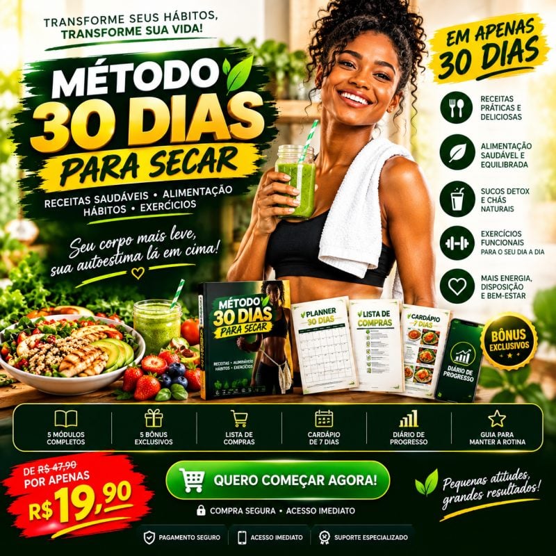 Curso Digital de Alimentação Saudável