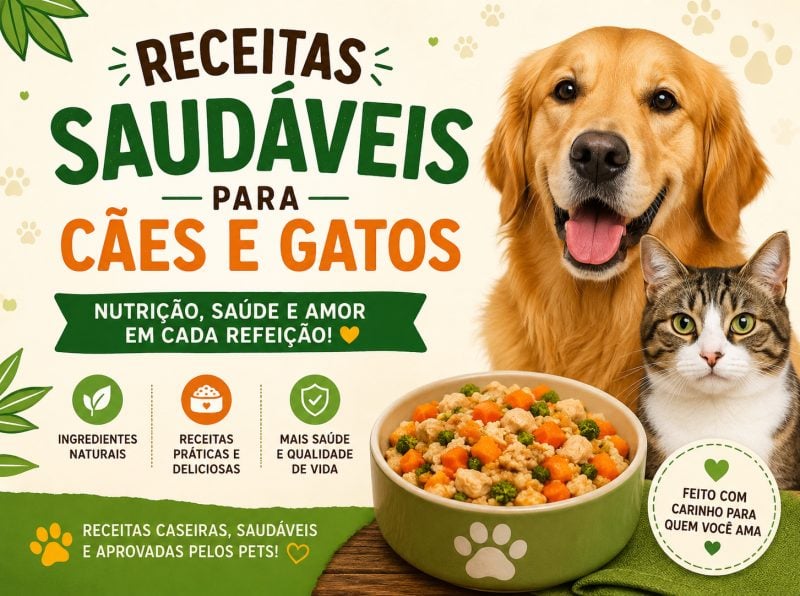 30 receitas saudáveis para seu pet