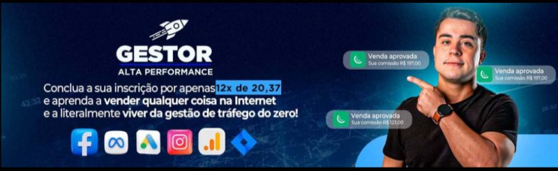 Gestor Alta Performance - Curso De Tráfego Pago