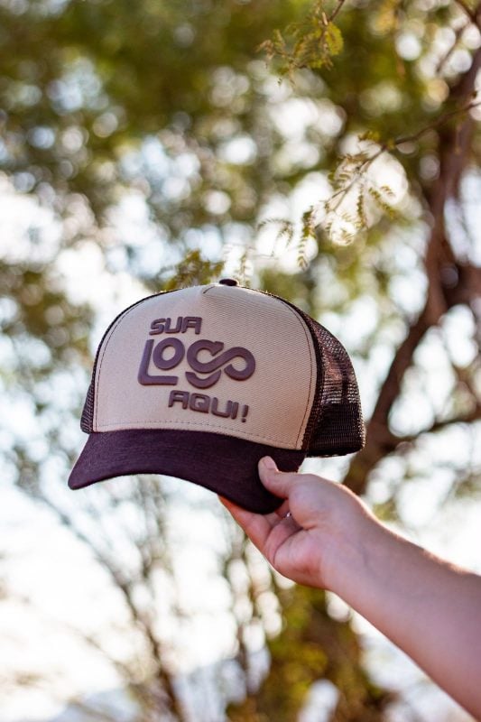 Boné Personalizado - Trucker De Tela / Americano