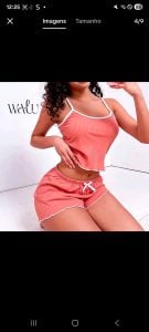Kit de pijama + camisola feminino estilo baby doll — foto 3