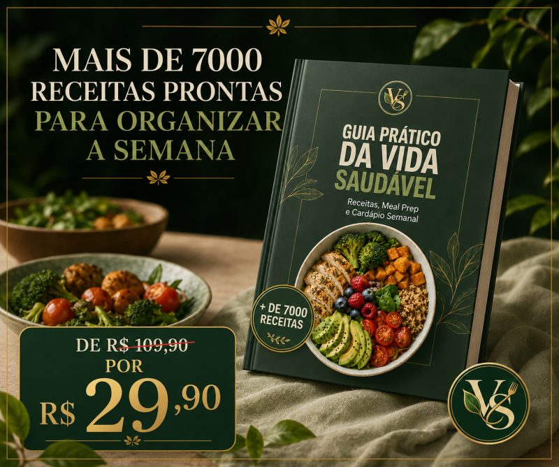 7000 Receitas Para Organizar a Semana de Forma Saudável Vol 1,2 e 3