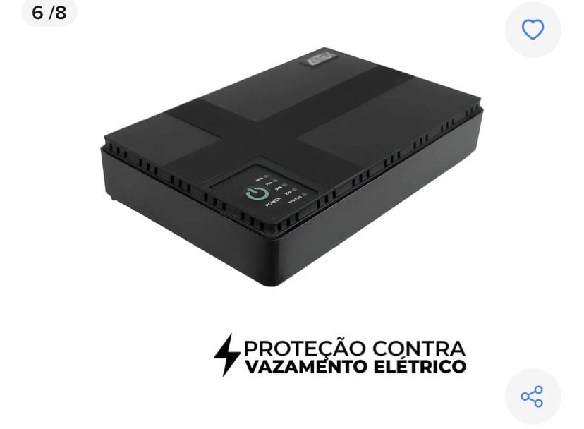 No-break Multifuncional Portátil 36w Usb Proteção Sobrecarga — foto 2