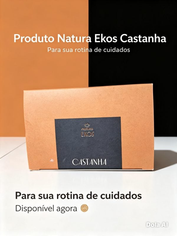 Caixa de sabonete Natura Ekos Castanha