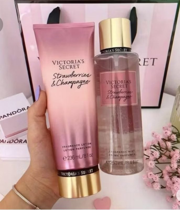 Kit Hidratante Corporal e Body Splash Feminino