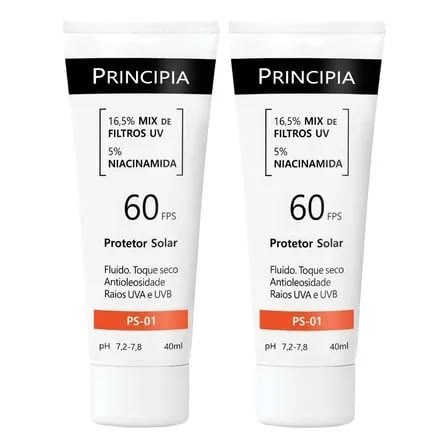 Protetor Solar Facial Principia Ps-01 Fps60