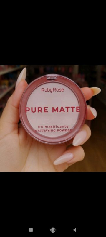 Pó Matificante Pure Matte - Reduz e Previne a Oleosidade Durante o Dia Ruby Rose