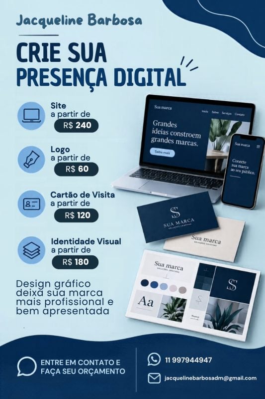Criação de Site e Design Gráfico
