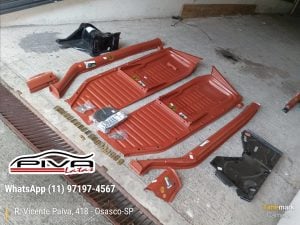 Fusca, Capô Paralama Tampa Kit Assoalho Porta Frente Montada Parachoque Farol Lanterna — foto 11