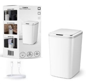 Lixeira Inteligente Capacidade 16 L Recarregável Automático com Sensor na Tampa — foto 3