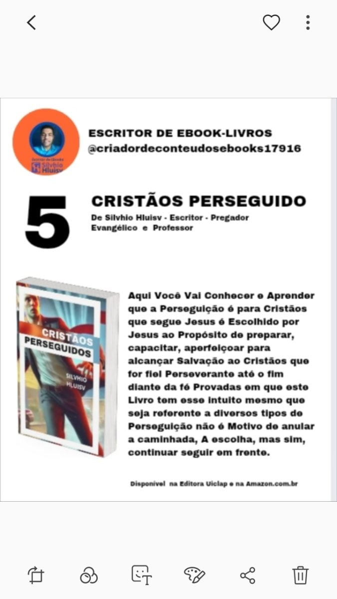 Livro e Ebook Digital: Cristão Perseguido — foto 2