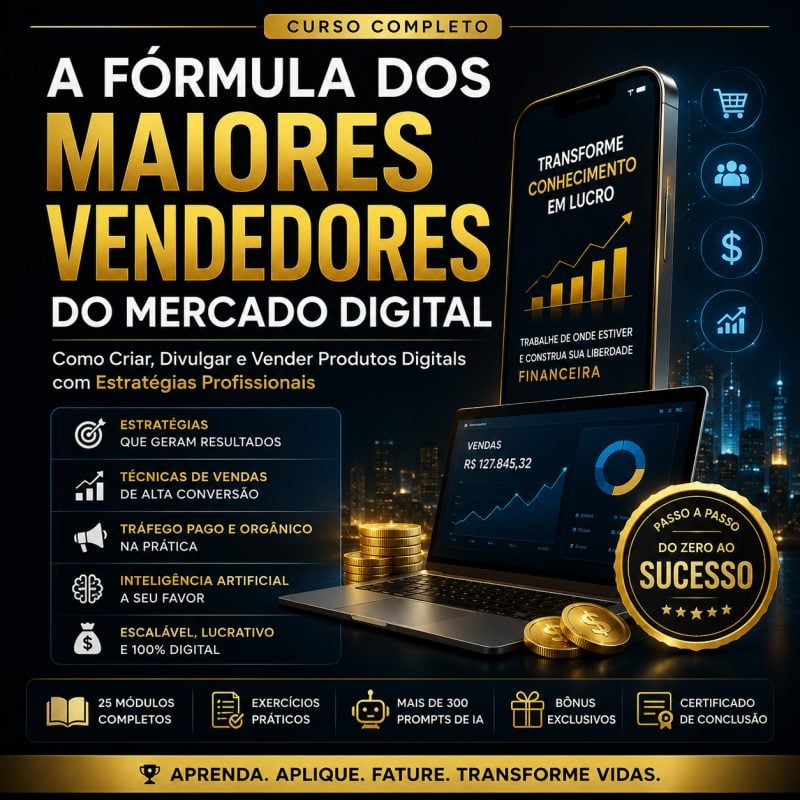 A Fórmula Dos Maiores Vendedores Do Mercado Digital