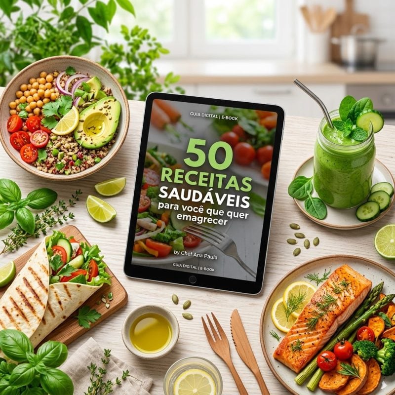 E-book 50 Receitas Saudáveis para Emagrecer [Download Digital]