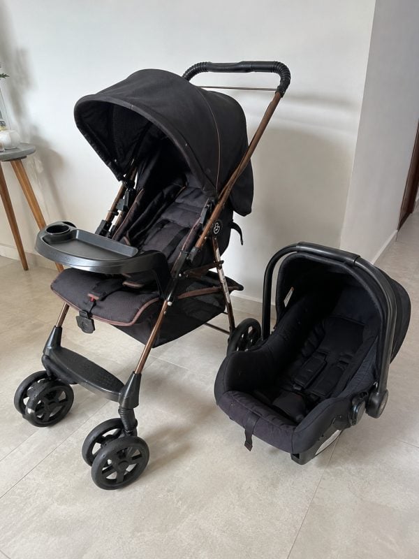 Carrinho Galzerano + Bebê Conforto (Travel System)