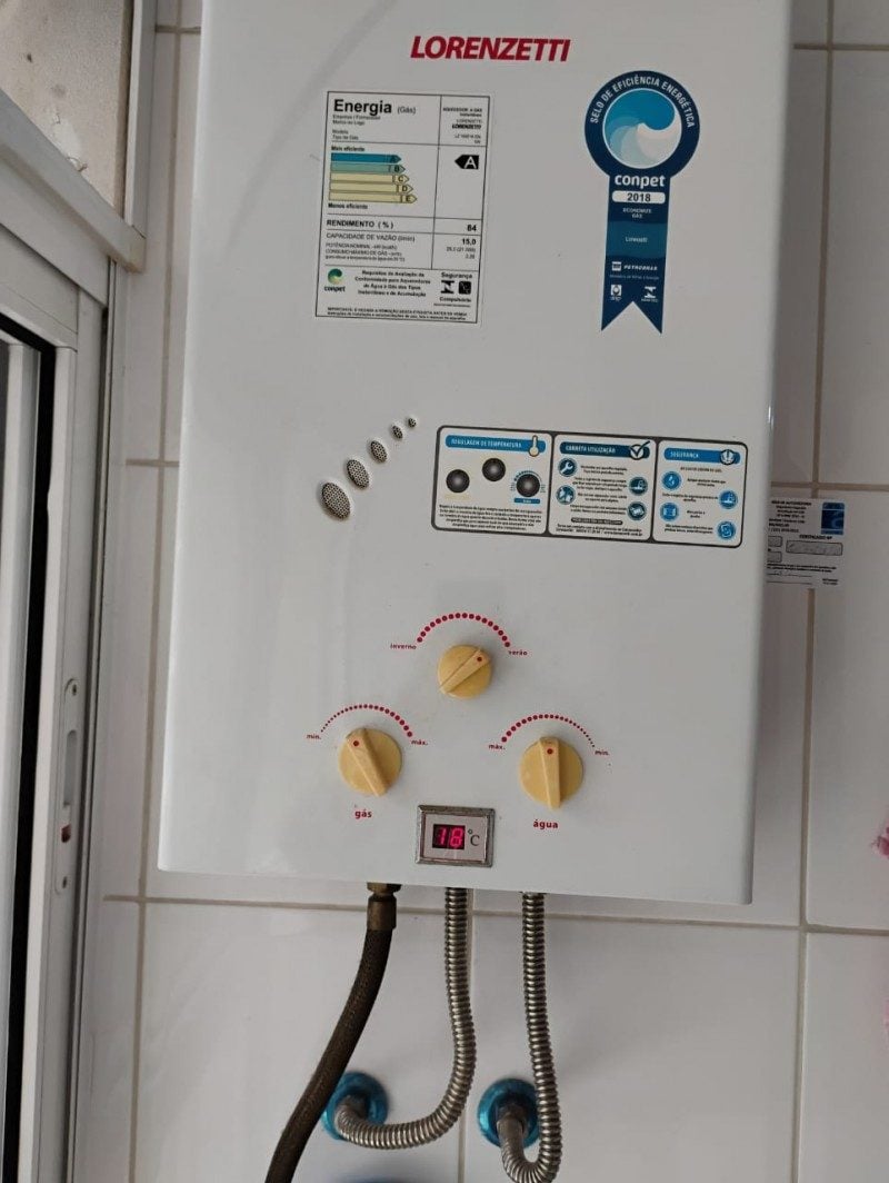 Conserto de aquecedor a gás TG — foto 2