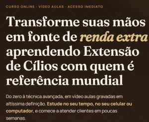 Curso Alongamento de Cilíos — foto 3