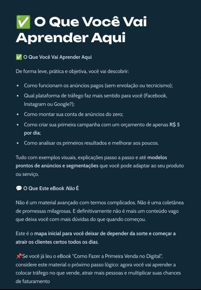 Tráfego Pago para iniciantes - Como Atrair Clientes com Anúncios On Line — foto 2
