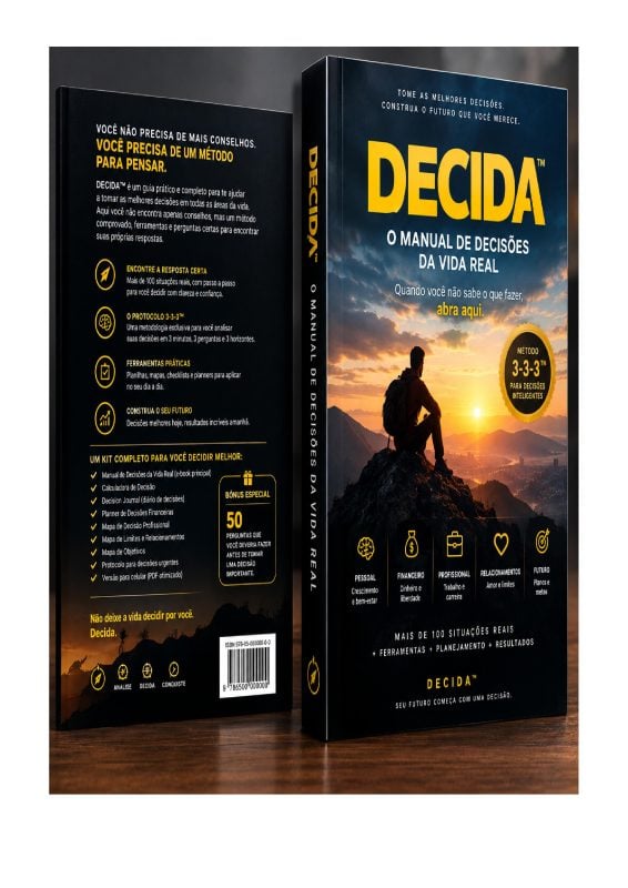 DECIDA - Manual de Decisões + Kit 8 Ferramentas