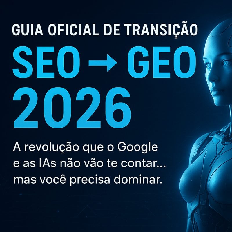 E-book SEO e GEO 2026: prepare sua marca para as buscas e a inteligência artificial