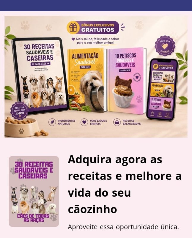 30 Receitas Saudáveis para Pet