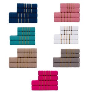 Kit 4 Toalha de Banho Grande Felpuda Macia Premium 100% Algodão 70x130cm — foto 4