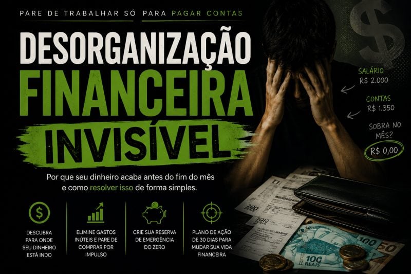 E-book: Desorganização financeira invisível