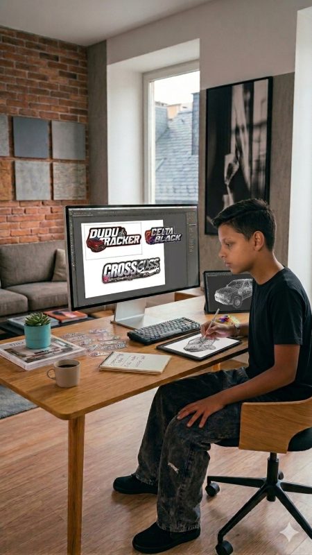 Design Digital : uma arte digital para adesivos de carros ou automóveis