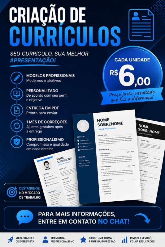 Currículos profissionais