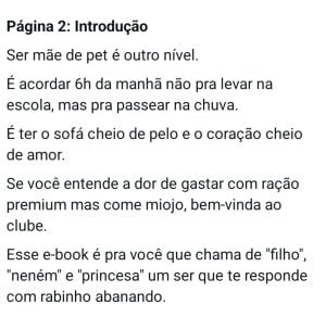 E-book sobre ser mãe de pet fiz inspirado na minha gata e pode ser legal para vc explorar — foto 3