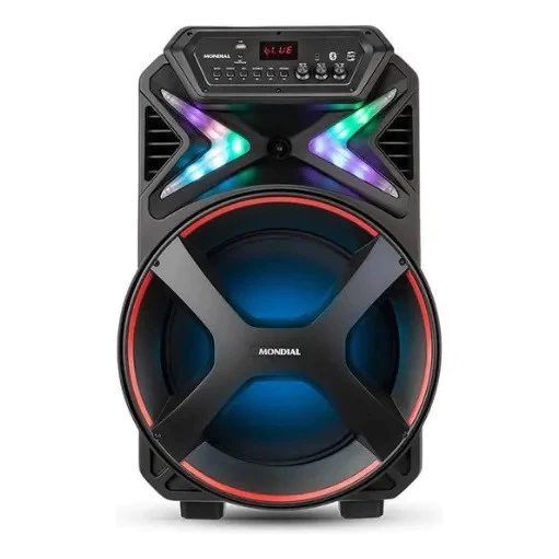 Caixa De Som Amplificada Mondial Connect Lights Plus Cm-700
