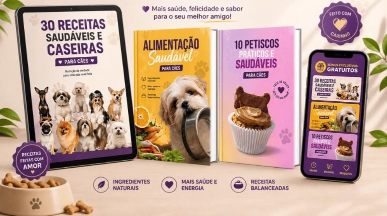 30 receitas saudáveis para pet
