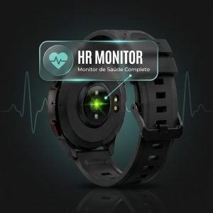 Smartwatch Kron WearZone GPS Integrado Tela AMOLED 3ATM Bateria 7 Dias Strava Android iPho — foto 5