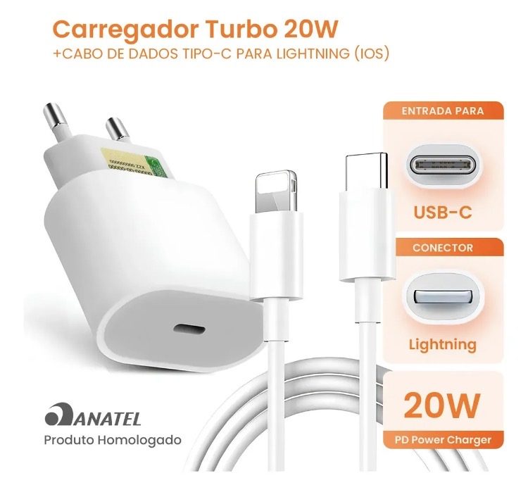 Carregador Iphone Turbo