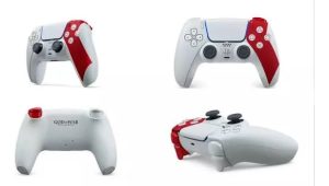 Controle Ps5 Dualsense Sem Fio Edição God Of War Kratos Branco — foto 5