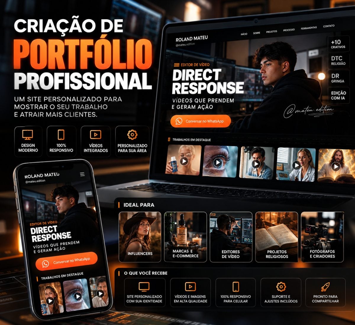 Criação de Portfólio Profissional Site Personalizado — foto 2