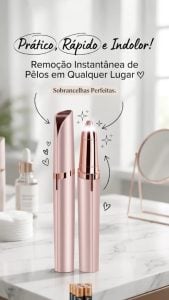 Caneta Depiladora Sobrancelha Elétrico Recarregável USB Bivolt (Cores Sortidas) — foto 3