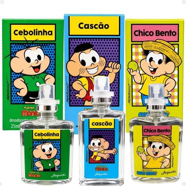Kit De Perfume Da Turma Da Mônica Da Jequeti