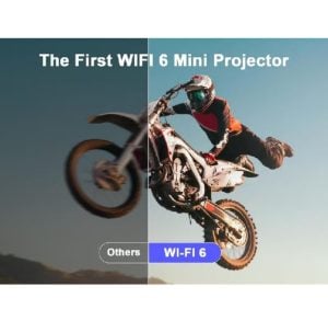 Mini Projetor Portátil Smart HY300 4K, Wi-Fi 6 e Rotação 180°. — foto 3