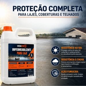 Impermeabilizante para Laje Veda Laje 5 Litros Veda Forte — foto 8
