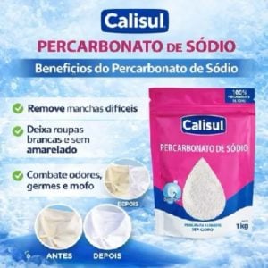Percarbonato 100% Puro Tira Manchas de Roupas Brancas — foto 4