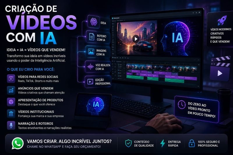 Curso como aprender a fazer video com IA.