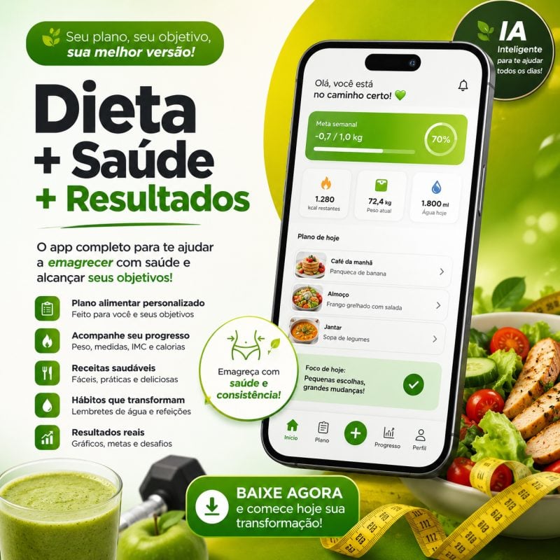 Plano de dieta e emagrecimento