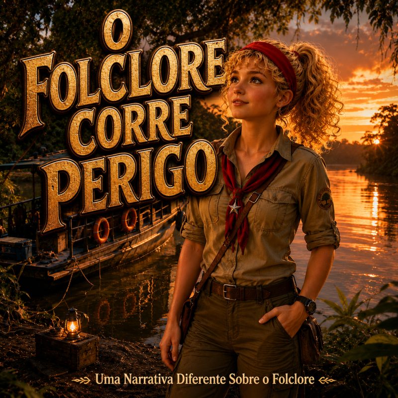 Literatura : Livro de História Baseada nas Lendas Amazônicas "O Folclore Corre Perigo"