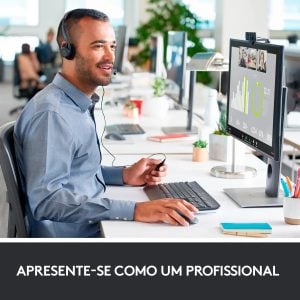 Webcam C920s Pro Full Hd Com Microfone Embutido Logitech Cor Preto — foto 3