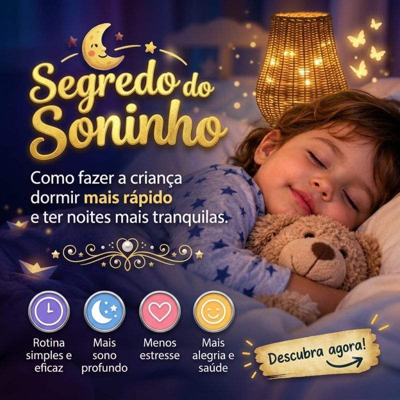 Ebook Segredo do Soninho Rotina de Sono para Bebês