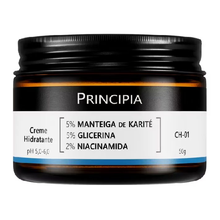 Creme hidratante facial 5% manteiga de karaté...