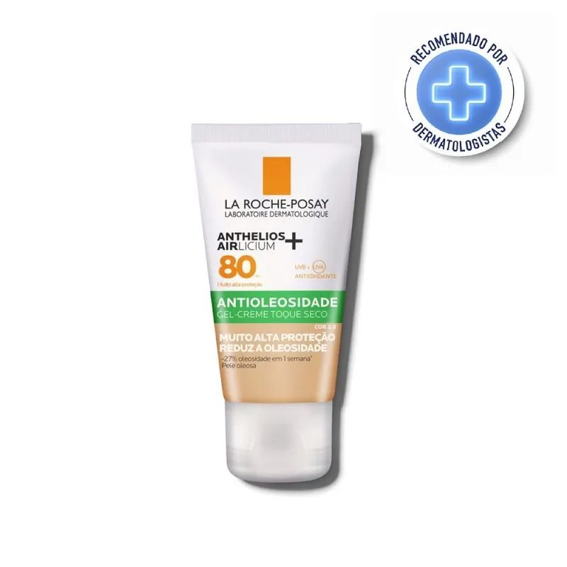 Protetor Solar Rosto Protetor Solar Facial La Roche-Posay Anthelios FPS80 Cor 1.0 40g ...