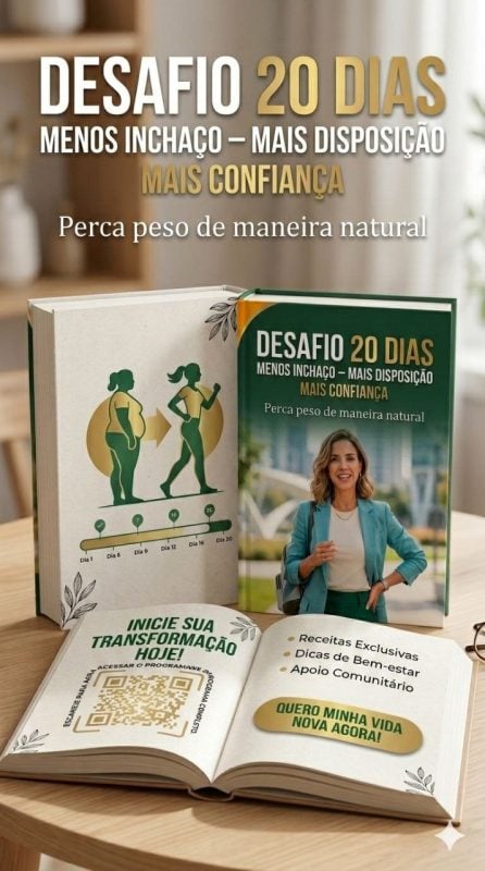 Desafio 20 Dias : Menos Inchaço - Mais Disposição - Mais confiança