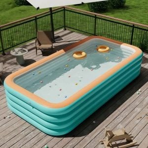 Linda Piscina Inflável Grande Portátil. — foto 7