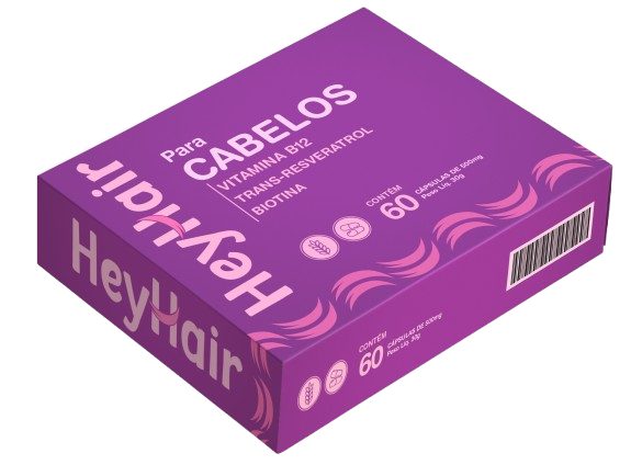 HeyHair Para Queda De Cabelo Com - 10% Desconto